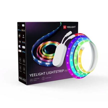 Banda LED RGB inteligenta Yeelight Lightstrip Pro YLDD005, Wi-Fi, sicronizare jocuri PC si muzica, compatibil Razer Chroma™, control vocal, 5.1W, 2m