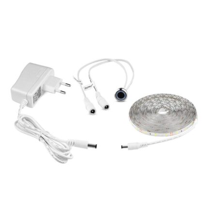 Banda LED, Reglabila, AC 220V, Comutator tactil, IP65, Lumina alba calda, 1m