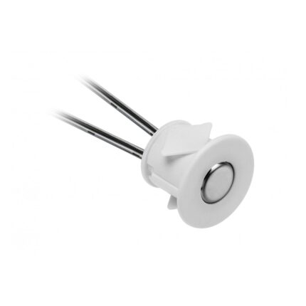 Comutator tactil reglabil pentru banda LED, dimmer, 12 V, max 24 W, IP 20, 2 x 1 m cablu, functie on/off, alb