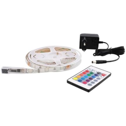 Banda LED, GRUNDIG, 90 LED, 12W, 3 M, Multicolor