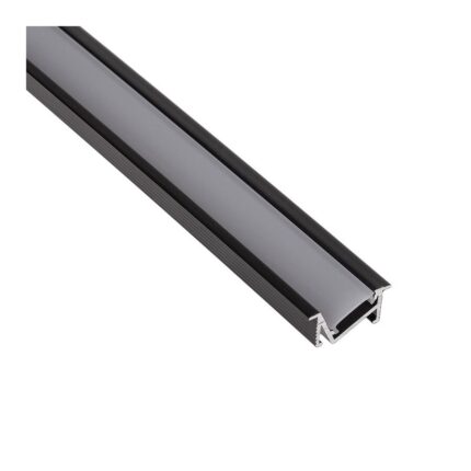 Profil led, DesignLight, 3 m, Negru