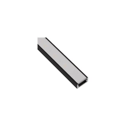 Profil LED, DesignLight, Linem, capac Opal, 3 metri, Negru