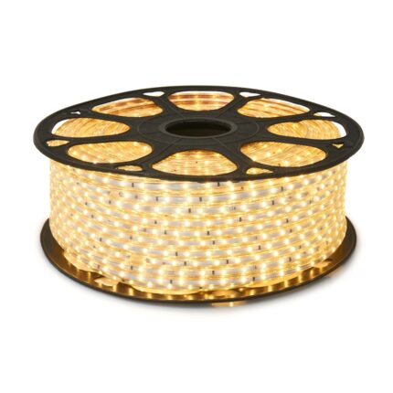 Banda LED 2835, KOLORENO, Silicon, 230V, 60 LED, IP68, 6W, 1 m, Alb cald (3000K)