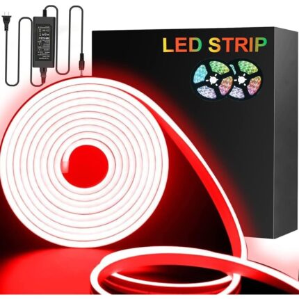 Banda LED neon flexibila, lumina uniforma, rezistenta la apa, multicolor, 5m