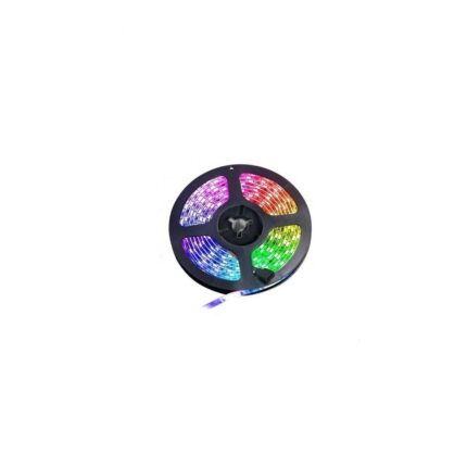 Banda LED Ambilight pentru iluminare fundal TV cu control prin aplicatie smartphone si alimentare usb, 2M, teleMAG