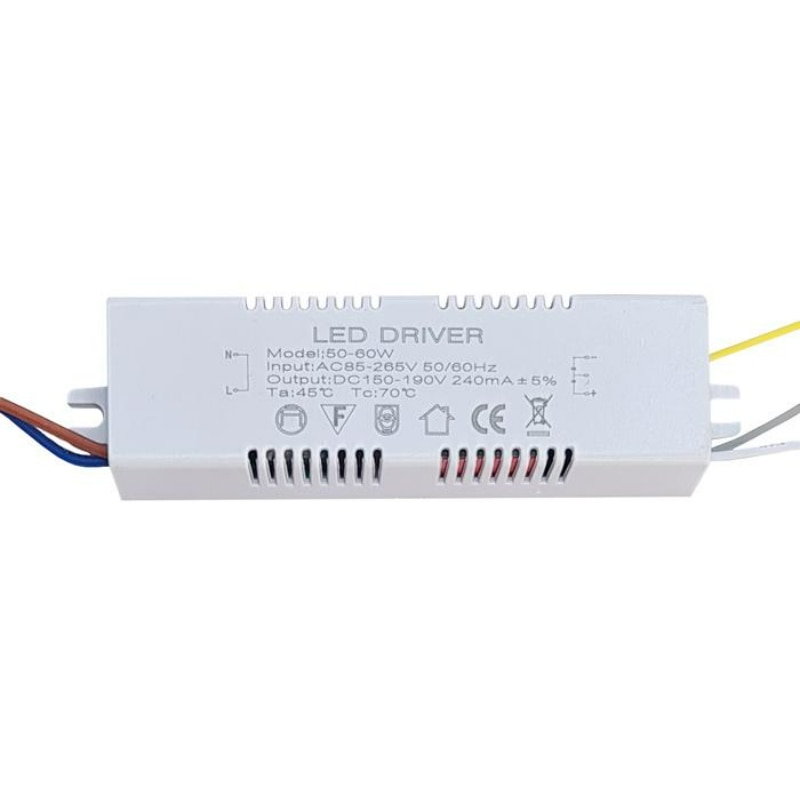 Alimentator LED, 50-60W, 12cm, Alb