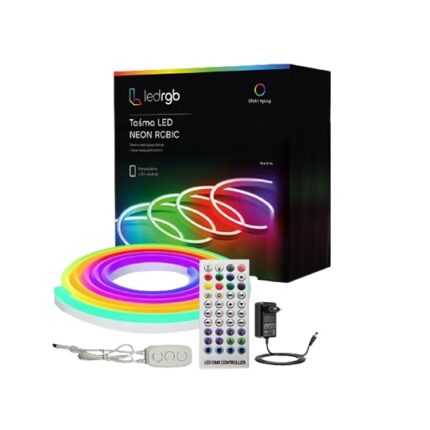 Racord drept LED, 4 Pin, Clip-on, Fara lipire, Compatibil cu Banda LED 5050 RGB, Latime 10mm, Pentru utilizare in interior, 1 buc