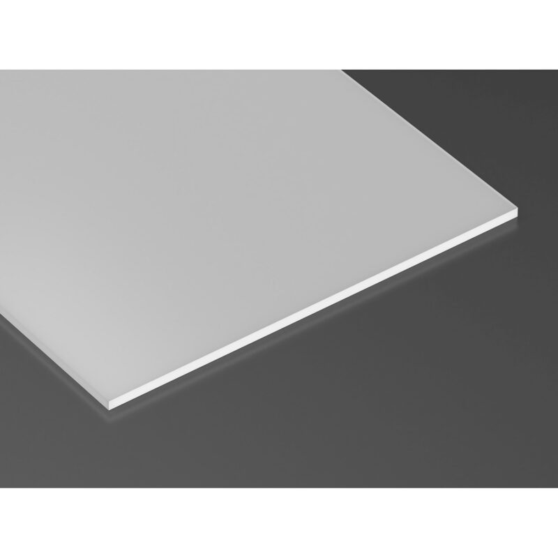 Profil LED mat Lumines, Superwide, Plexi, 1m, Alb