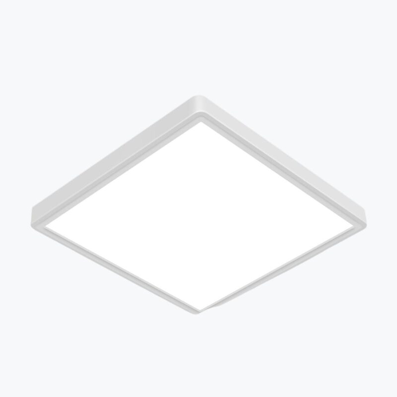 Plafoniera Cu LED-uri, Toolight, Patrat 30cm* 2.5mm, Cu Reglare A Intensitatii Luminoase Si A Culorii Cu Telecomanda, 24W 220V, Alb