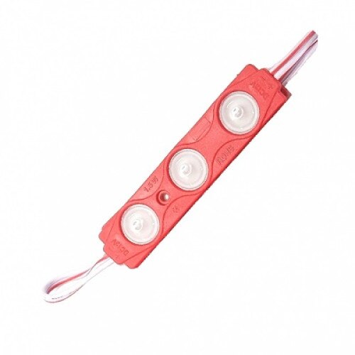 Modul LED rosu 12V, 1.5W/buc , IP67, lumina rosie set 20 buc