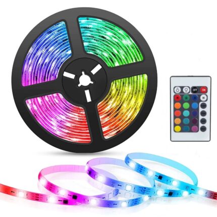 Kit Banda LED, RGB, cu Telecomanda, 5M, 270 LED-uri, SMD, SONORH®