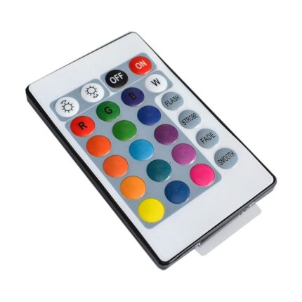Telecomanda GREATON Pentru Banda LED RGB, Control De La Distanta Jocuri De Lumini, Modificare Luminozitate 24 butoane, 7 culori, ON/OFF