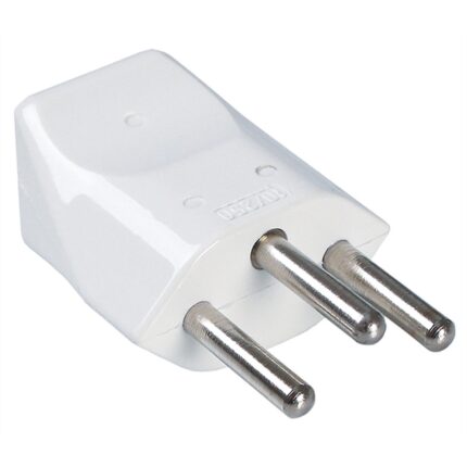 Stecher de impamantare, Bachmann, Termoplastic, 10A, 250V, Alb