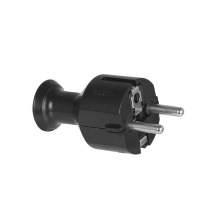 Stecher, Vayox, 16 A, 250 V, IP20, Negru