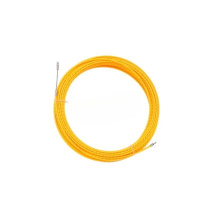 Dispozitiv fir de tras cablu, RAMAX, fibra de sticla, rezistent la tractiune, galben, 5.2mmx30m