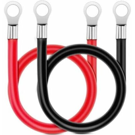Set cabluri inverter baterie, Cupru, 16 mm, 50 cm