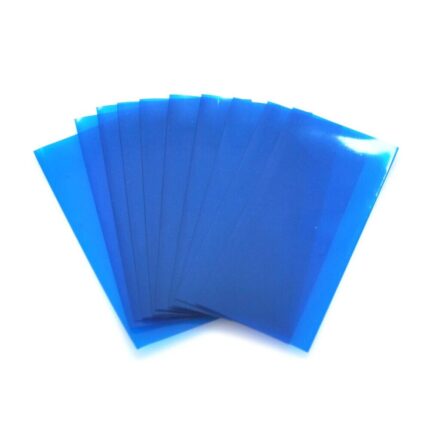 50 Bucati tuburi PVC termocontractabile pentru Baterii 20700/21700 Albastru transparent
