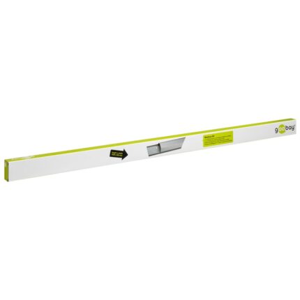 Canal cablu montaj aparent, Aluminiu, 1.1 m x 50 mm, Gri