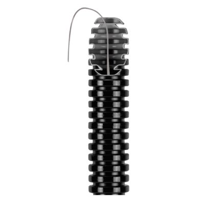 Tub flexibil pvc, negru, cu fir de tragere, copex, diametru 16, rola 100m, pentru instalatii electrice, DX15116R, Gewiss