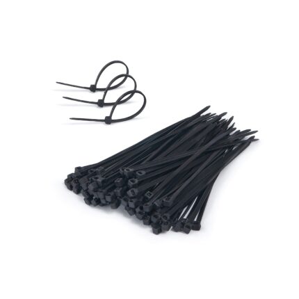Legatura de cablu 3x100mm, negru, 100 de bucati