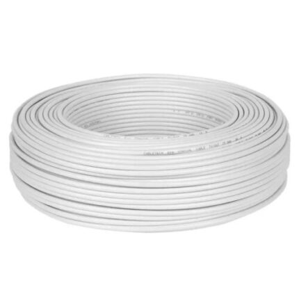 Cablu Coaxial Cupru+Cupru Culoare Alb Rola 150 m