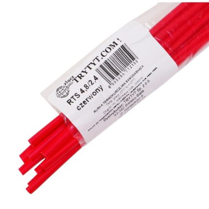 Tub termocontractabil RTS 4,8/2,4 rosu 1 metru 10 buc