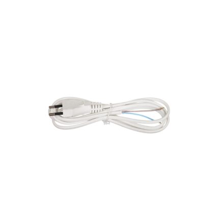 Cablu alimentare, 2x0,75, 2m, Alb