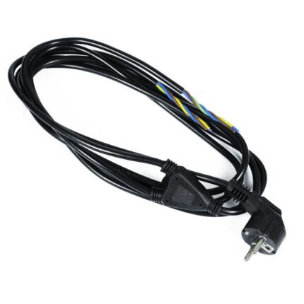 Cablu dublu de alimentare/splitter, Interlook, Cupru/PVC, 300 cm, Pentru proiector/lampa de lucru, Negru