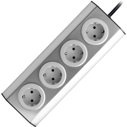 Priza blat bucatarie de colt 4 prize Shucko 3680 W 16 A