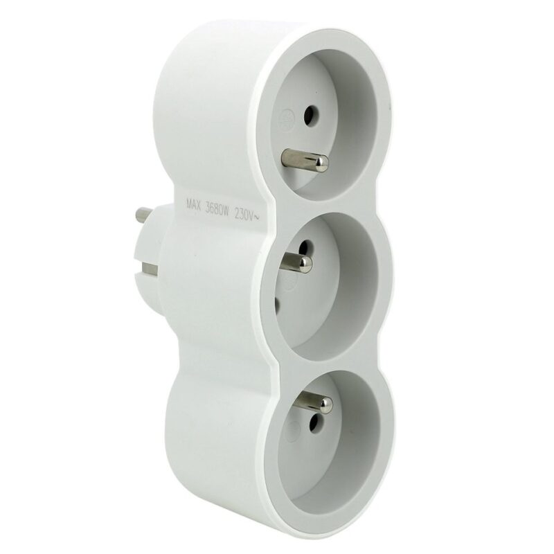 Splitter, Legrand, 3x2P+ZB/S, Alb