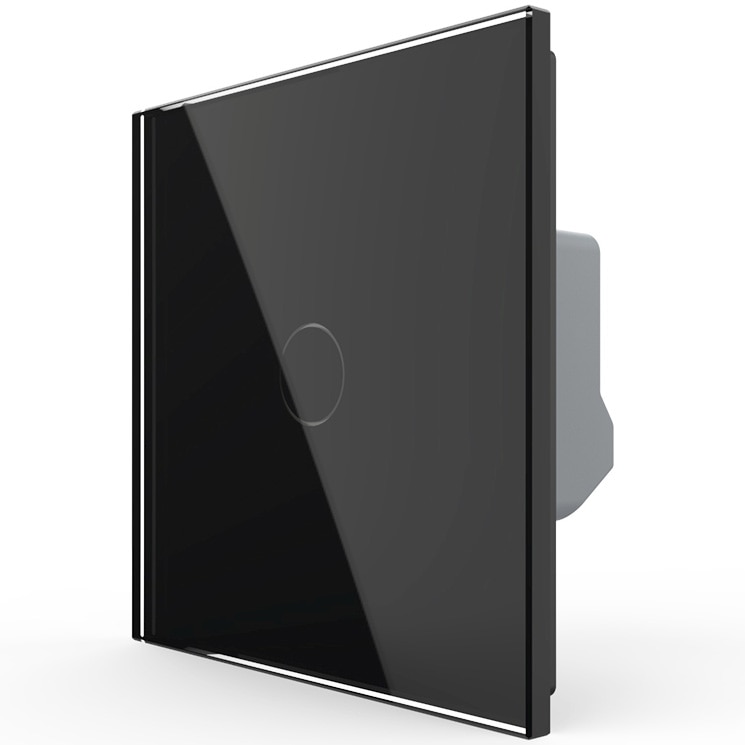 res_8d939a05a513fdda51a13dbcdc2190c9 Intrerupator simplu cap scara/cruce cu touch Livolo, serie noua, din sticla, Negru
