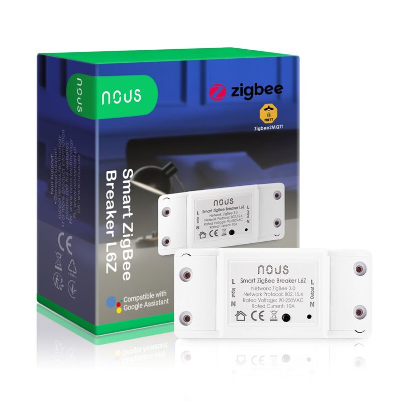 Releu wireless inteligent Nous L6Z, 10A, ZigBee