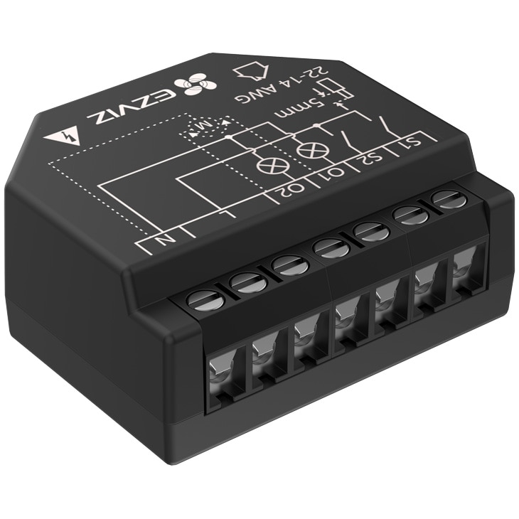 Releu inteligent Ezviz T36WM, Wi-Fi, cu programare si automatizare, statistica, scena inteligenta, control vocal, control pe doua canale cu un singur dispozitiv