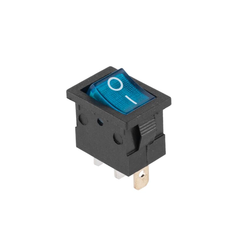 Buton intrerupator, Inny, MK1011, Negru/Albastru deschis