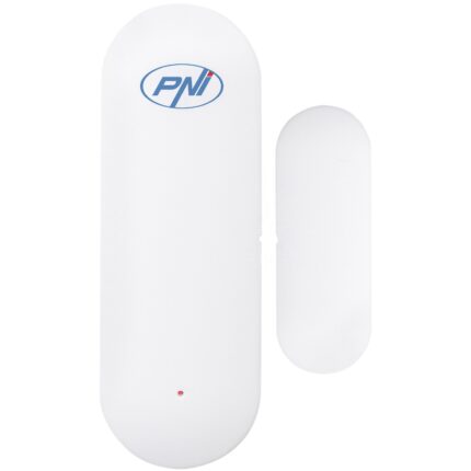 Contact magnetic inteligent PNI Safe House PG07 pentru monitorizare usi si ferestre prin internet, compatibil cu aplicatia Tuya, stand alone sau asociat la sistemul de alarma PNI PG600, PNI HS650 si HS600