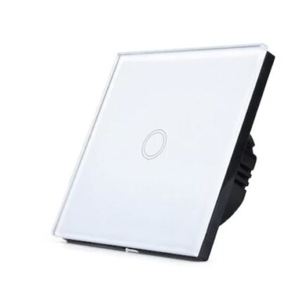 Intrerupator inteligent 1 canal fara nul controlat prin Internet control vocal Alexa si Google Home, ZYuuan, Argint
