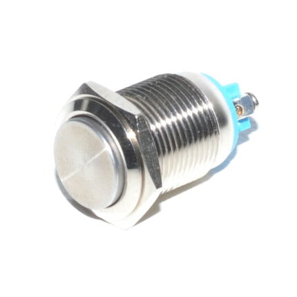 Buton Metalic simplu, Tip Push, Cu Retinere, 16mm, 220V