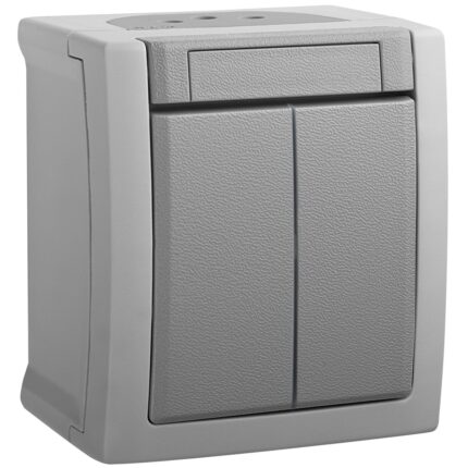 Intrerupator Panasonic Pacific, IP54, Gri