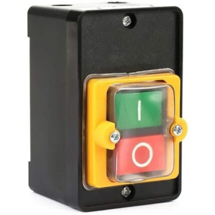 Comutator, QttvbTna, policarbonat, 220V/380V, 10A, rezistent la apa, 90 x 55 x 51 mm, multicolor