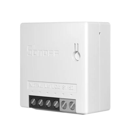 Intrerupator inteligent Sonoff Mini R2, Protocol ZigBee 3.0, Wireless, 10A, control vocal
