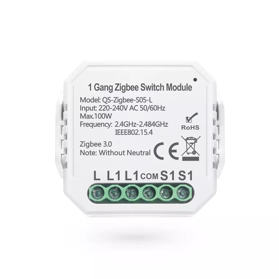 res_f219ec63bd44f102f37517be53f7631a Releu inteligent mini, HomeVast®, cu 1 canal, ZigBee, fara Nul, compatibil TuyaSmart, SmartLife, Google Home si Amazon Alexa