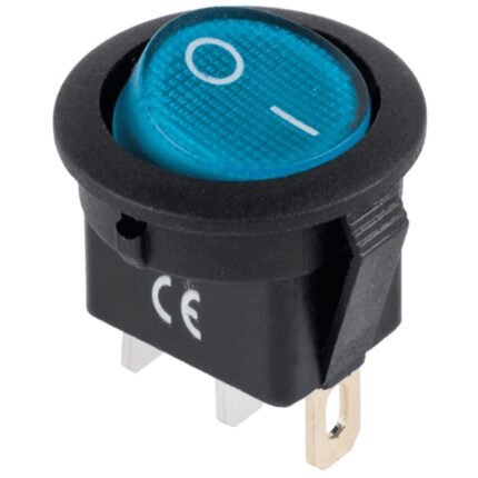 Comutator, 12V, Negru/Albastru
