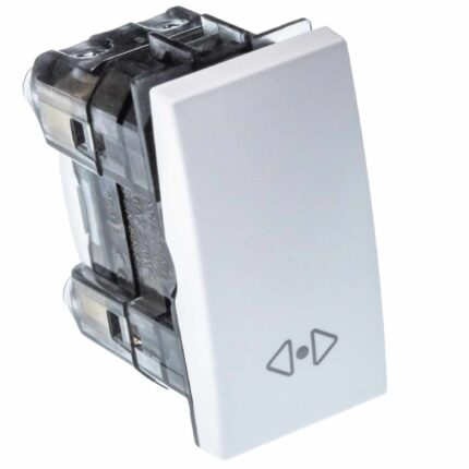 Intrerupator cap cruce Mono Electric SERIA M, 1 modul, 10A, alb