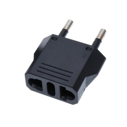Adaptor priza China, America, Japonia la Europa, Active, 6A, stecher CN, USA, JP la Eu, negru