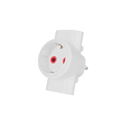 Triplu stecher Fetih, 3 posturi, 1 x Schuko, 2 x Euro, impamantare, model T