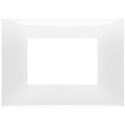 Rama decorativa VIMAR Neve UP 09673.01, 3M plastic Glossy, Alb