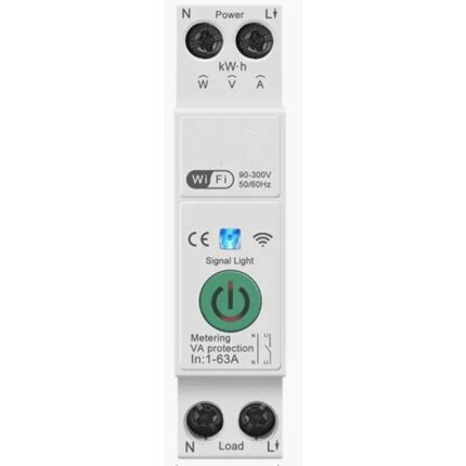 Intrerupator electronic inteligent monofazat 1-63A, contorizarea energiei, Zigbee 3.0