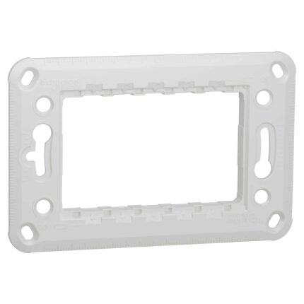Suport fixare Schneider Electric Noua Unica NU7103P, 3 module, pentru rama priza / intrerupator