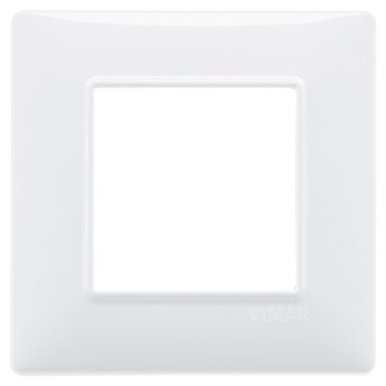 Rama decorativa Vimar Plana 14642.01, 2M plastic, Alb