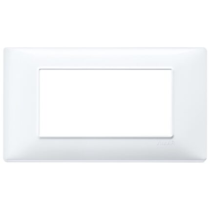 Rama decorativa Vimar Plana 14654.01, 4M plastic, Alb